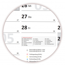 Grau Wandkalender DIN A1 2025 - Classic-2