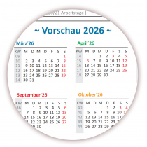 Rainbow Wandkalender DIN A1 2025 - gerollt