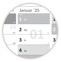 XXL Wandkalender DIN A0 2025 (grau2)