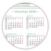 XXL Green Wandkalender 2025 - Classic-1