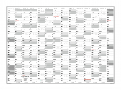 XXL Wandkalender DIN A0 2026 (grau2)