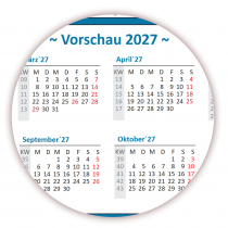 XXL Wandkalender 2026 - Classic-1 Blau