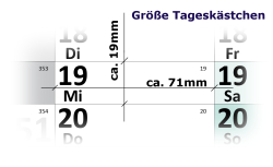 XXXL Wandkalender DIN B0 2026