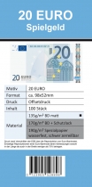 20 EURO Spielgeld - Standard (100 Stck)