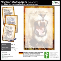 Briefpapier Tiere-5072 (100 Blatt)