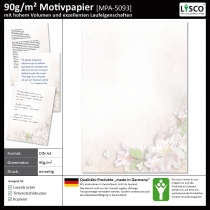 Briefpapier Blumen-5093 (100 Blatt)