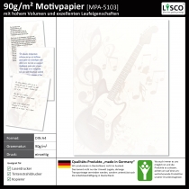 Briefpapier Musik-5103 (100 Blatt)