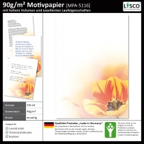 Briefpapier Blumen-5116 (100 Blatt)