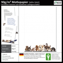 Briefpapier Tiere-5042 (100 Blatt)