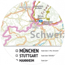 Deutschlandkarte DIN A1 (K712) gefaltet