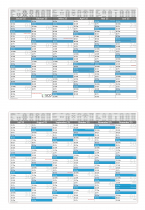 Tafelkalender DIN A3 - 2025