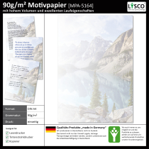 Briefpapier Gebirgssee-5164 (100 Blatt)