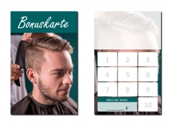 Bonuskarten Friseur Herren zweiseitig ( BOK-422/ 50 Stck )